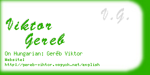 viktor gereb business card